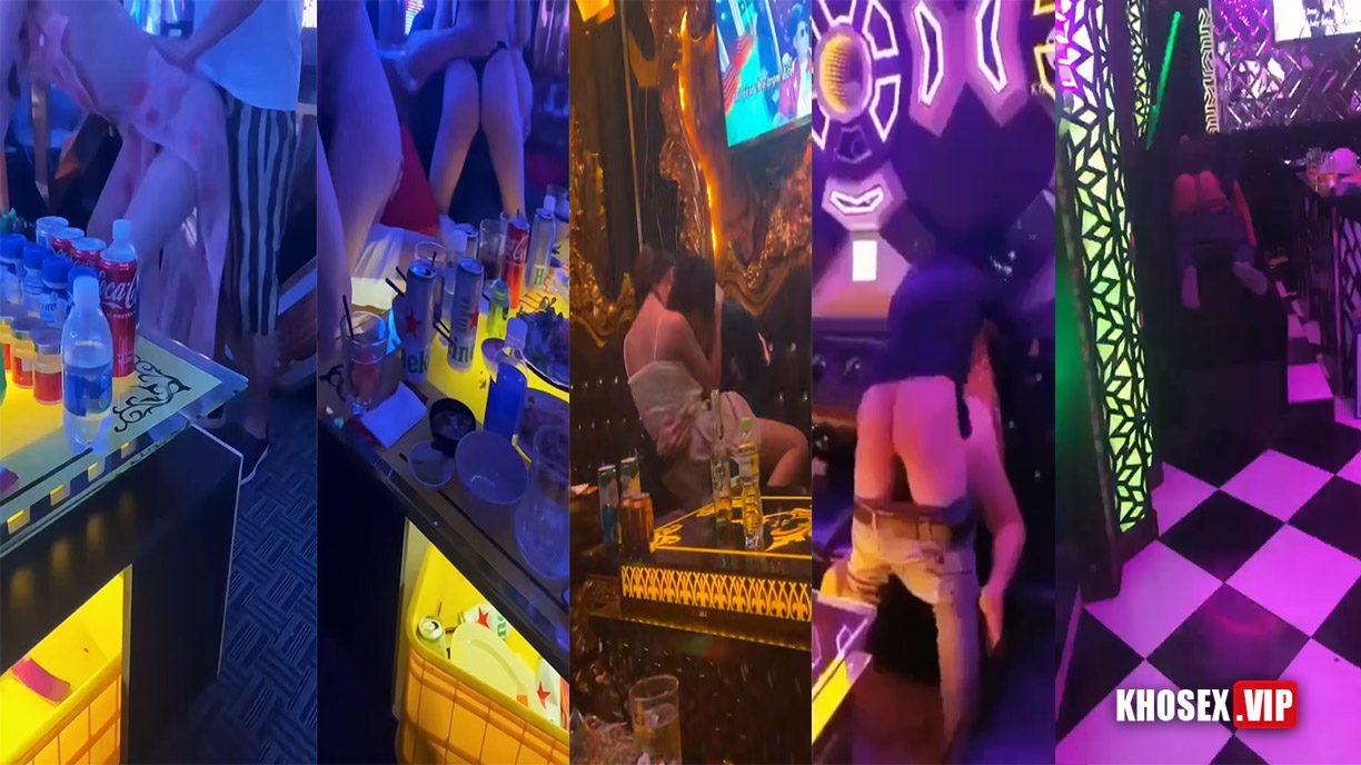 Móc bím xoa vú địt xã đồ em tiếp viên karaoke